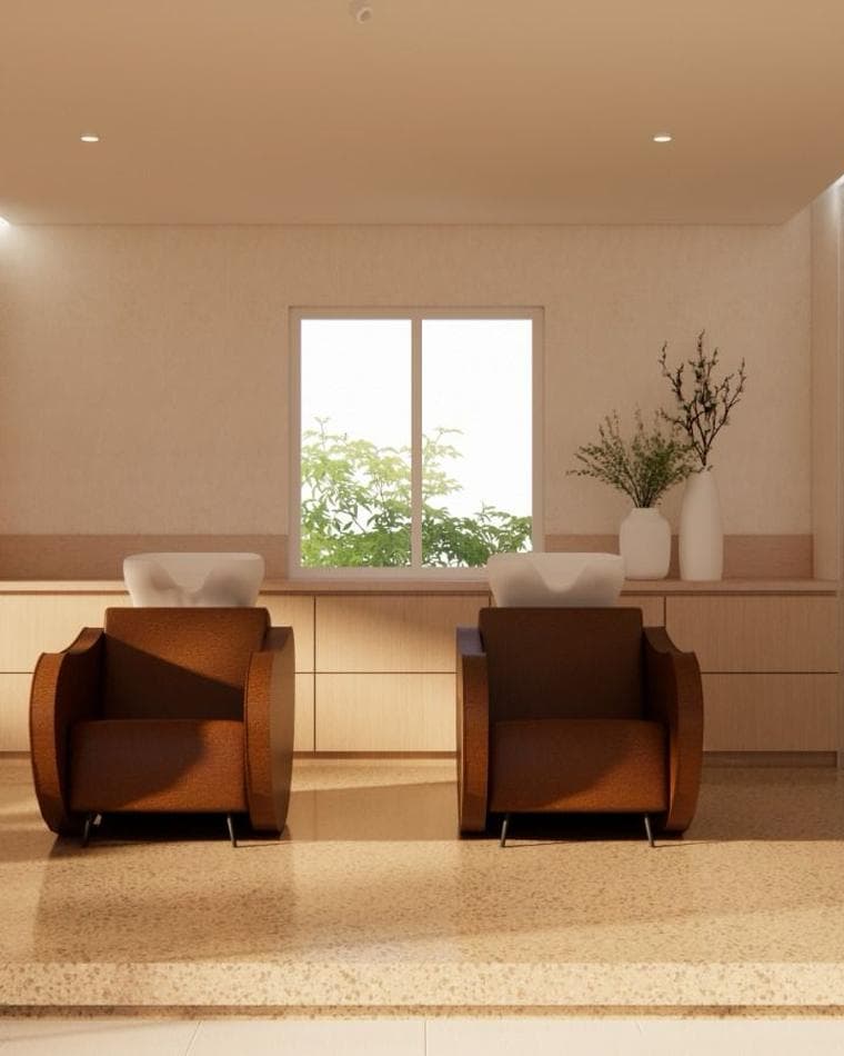 KANSO shampoo area design render